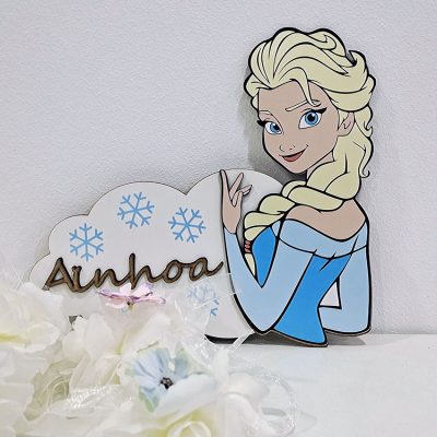 Letrero Frozen Elsa