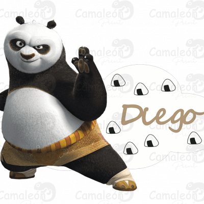 Letrero Kung Fu Panda - Po