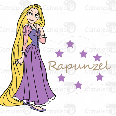 Letrero Disney - Rapunzel