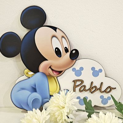 Letrero Baby Mickey 3D