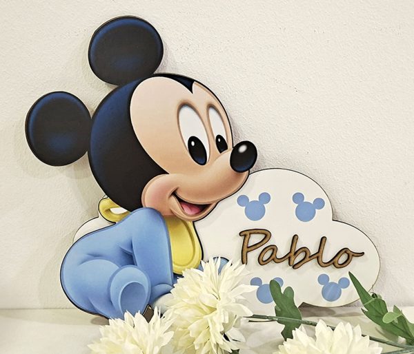 Letrero Baby Mickey 3D