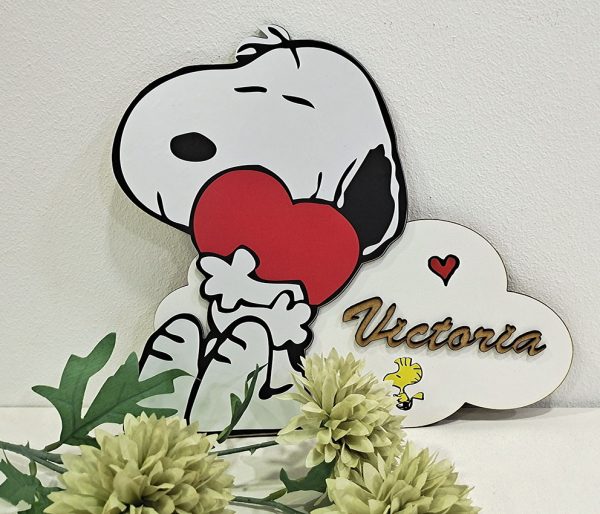 Letrero Snoopy real