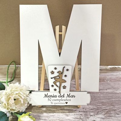 letrero firmas bailarina